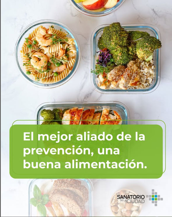 El mejor aliado de la prevención, una buena alimentación
