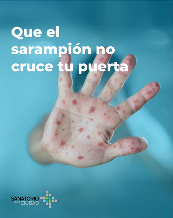 Que el sarampión no cruce tu puerta